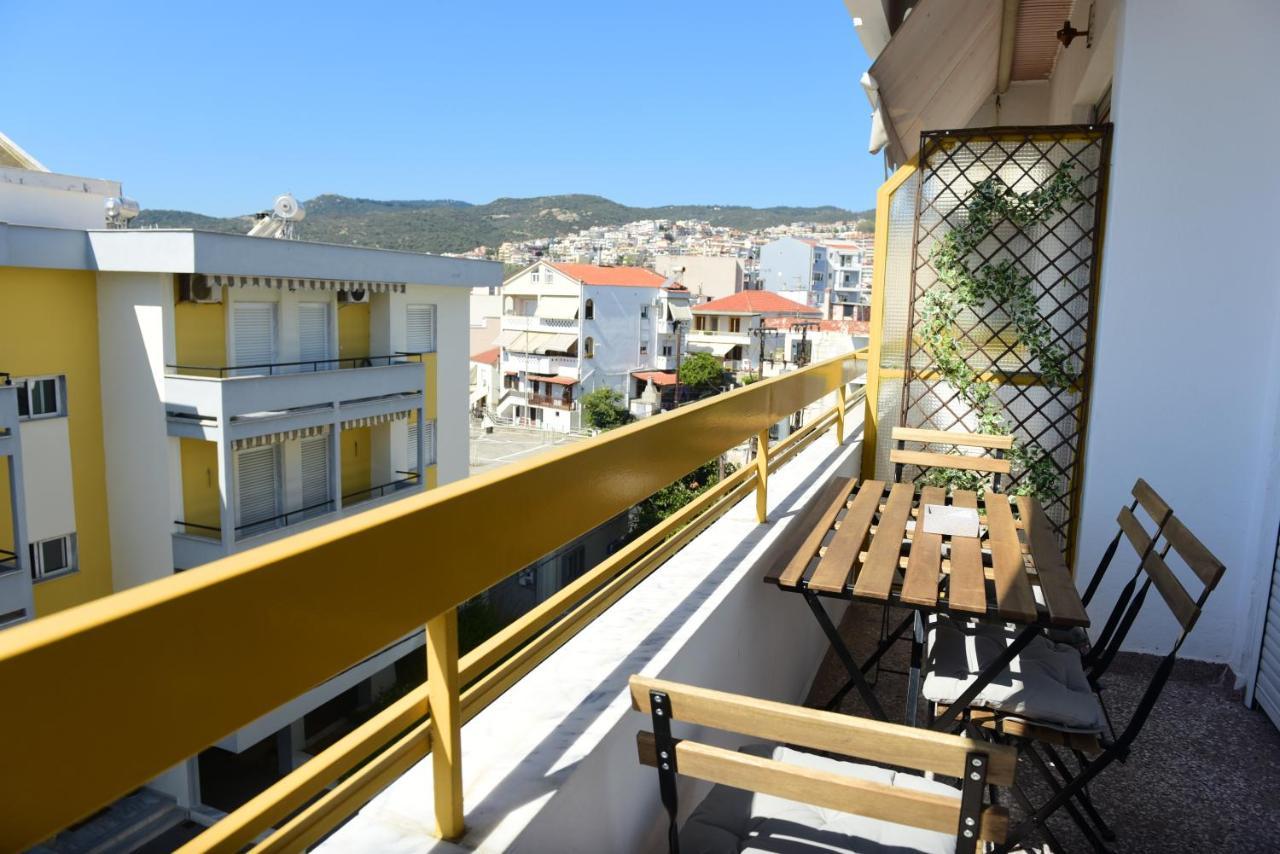 Urban Kalamitsa Beach Appartment Kavala Exteriör bild